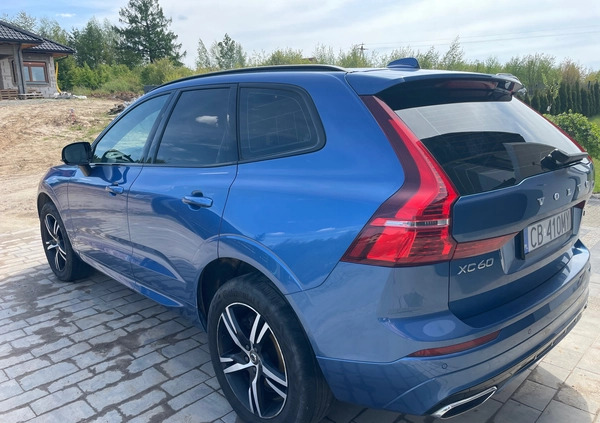 Volvo XC 60 cena 74000 przebieg: 61200, rok produkcji 2021 z Bydgoszcz małe 106